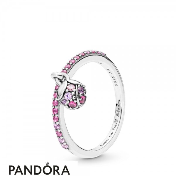 Pandora Jewelry Peach Blossom Flower Bud Ring Official