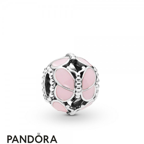 Pandora Jewelry Pink Butterflies Charm Official