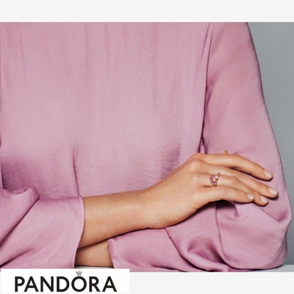 Pandora Jewelry Pink Fan Ring Official