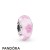 Pandora Jewelry Pink Flower Murano Glass Charm Official