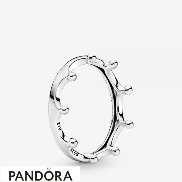 Women's Pandora Jewelry Polished Crown Ring Official