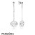 Pandora Jewelry Pure Love Pendant Earrings Fancy Fuchsia Pink Cz Official