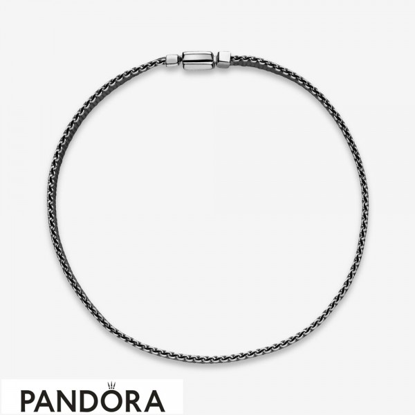 Pandora Jewelry Reflexions Oxidised Mesh Bracelet Official