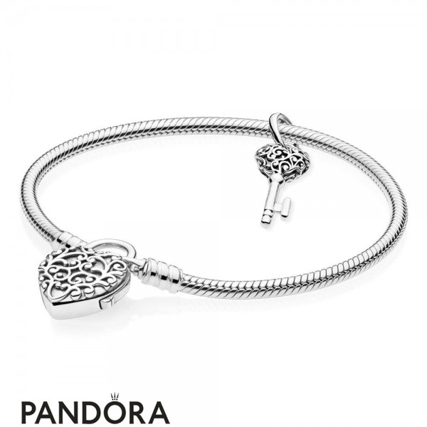 Women's Pandora Jewelry Regal Pattern Bracelet Set Official