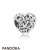 Pandora Jewelry Regal Pattern Heart Openwork Charm Official