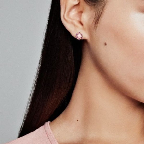 Pandora Jewelry Rose Heraldic Radiance Earring Studs Official