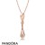 Pandora Jewelry Rose Modern Lovepods Necklace Set Official