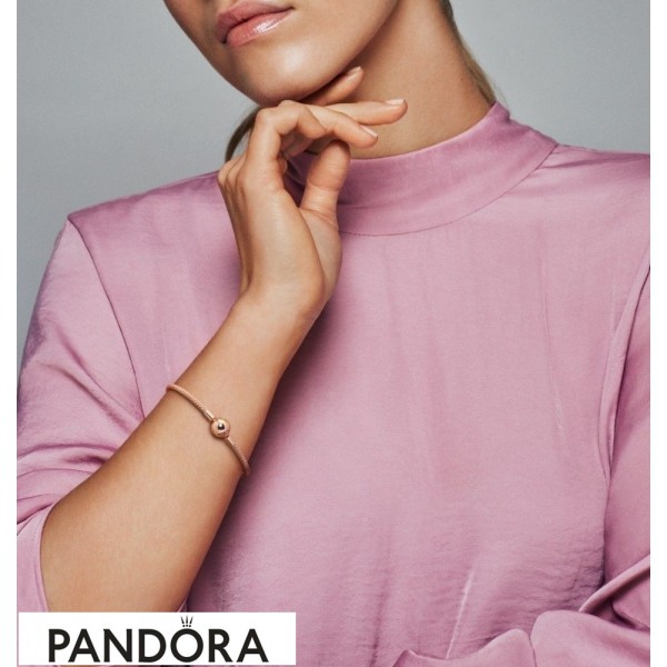 Pandora Jewelry Rose Moments Mesh Bracelet Official