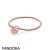 Pandora Jewelry Rose Moments Smooth Bracelet With Pandora Jewelry Signature Padlock Clasp Official