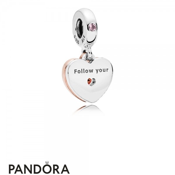 Pandora Jewelry Rose Path To Love Hanging Charm Official