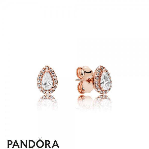 Pandora Jewelry Rose Radiant Teardrop Earring Studs Official