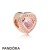 Pandora Jewelry Rose Sparkling Love Heart Charm Official