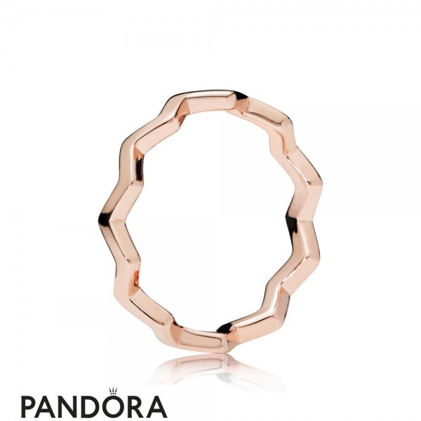 Pandora Jewelry Rose Timeless Zig Zag Ring Official
