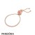 Pandora Jewelry Rose Enamel Pink Mixed Stones Crystal Synthetic Sapphire Dazzling Peach Bracelet Official