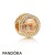 Pandora Jewelry Shine Golden Radiant Hearts Charm Official
