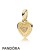 Pandora Jewelry Shine Logo Heart Pendant Official