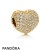 Pandora Jewelry Shine Pave Open My Heart Clip Official