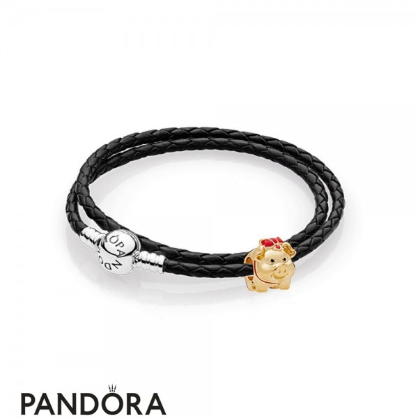 Pandora Jewelry Shine Piggy Charm Set Clear Official