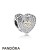 Pandora Jewelry Signature Lavish Heart Charm Fancy Colored Official