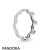 Pandora Jewelry Silver Flower Crown Ring Official