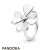 Pandora Jewelry Silver Moving Clover Ring Official