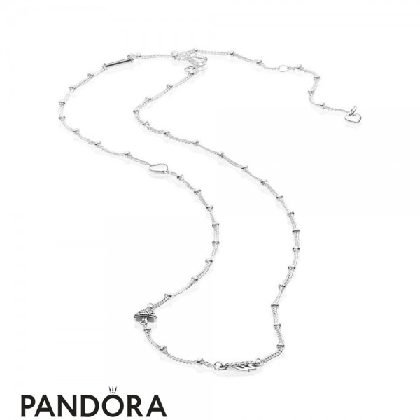 Pandora Jewelry Sparkling Arrows Necklace Official