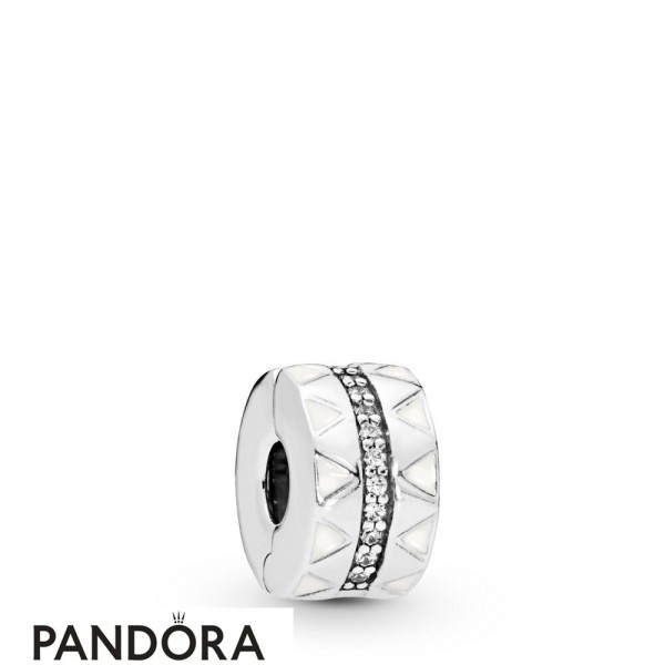 Pandora Jewelry Sparkling Jagged Lines Clip Official