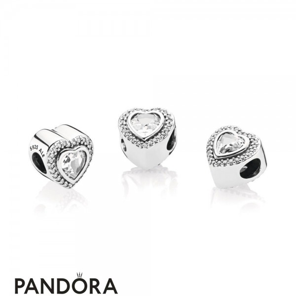 Pandora Jewelry Sparkling Love Heart Charm Official