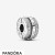 Pandora Jewelry Sparkling Pave Lines And Logo Cz Clip Official