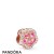 Pandora Jewelry Sparkling Peach Blossom Flower Charm Official