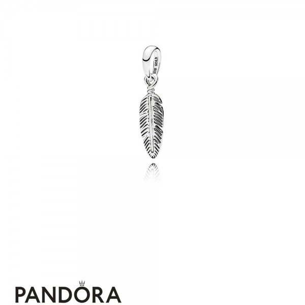 Pandora Jewelry Spiritual Feather Pendant Official