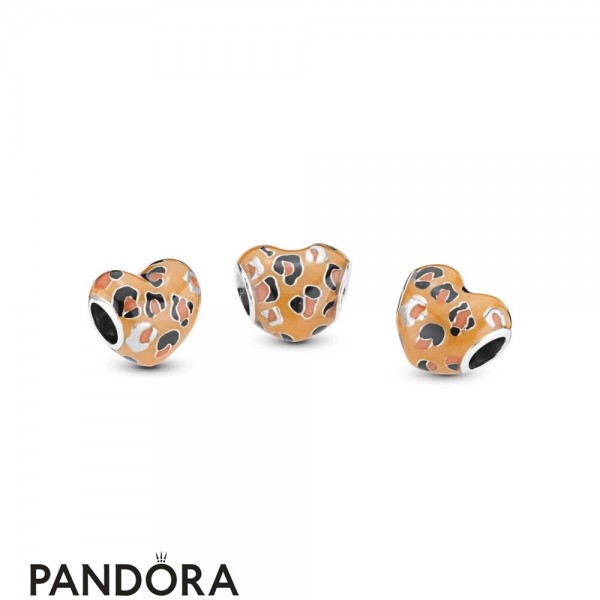 Pandora Jewelry Spotted Heart Charm Official