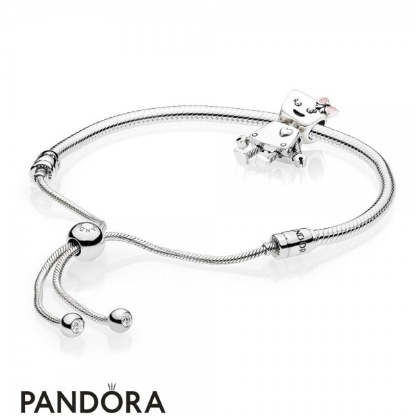 Pandora Jewelry Sterling Silver Bella Bot Bracelet Set Women Official