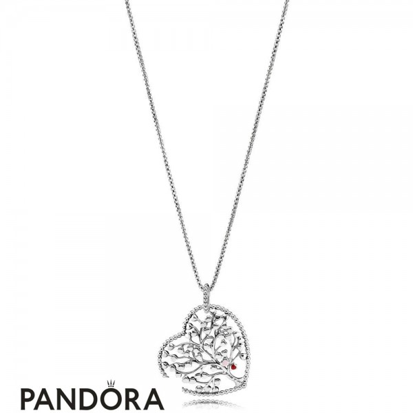Pandora Jewelry Tree Of Love Necklace Mixed Enamel Official
