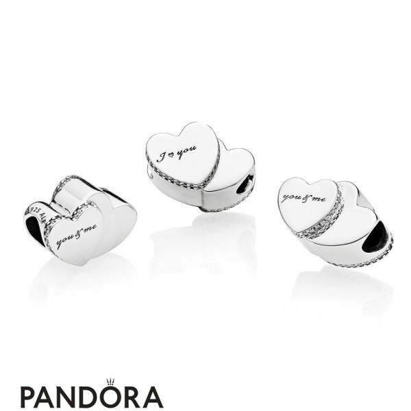 Pandora Jewelry Two Hearts Charm Official
