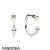 Pandora Jewelry Two Hearts Earring Hoops Official