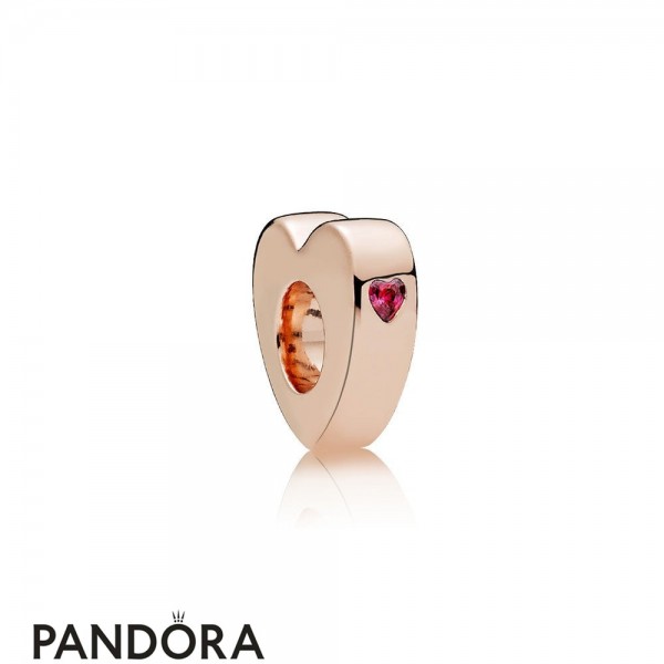 Pandora Jewelry Two Hearts Spacer Pandora Jewelry Rose Red Cz Official