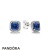 Pandora Jewelry Winter Collection Timeless Elegance Stud Earrings True Blue Crystals Official
