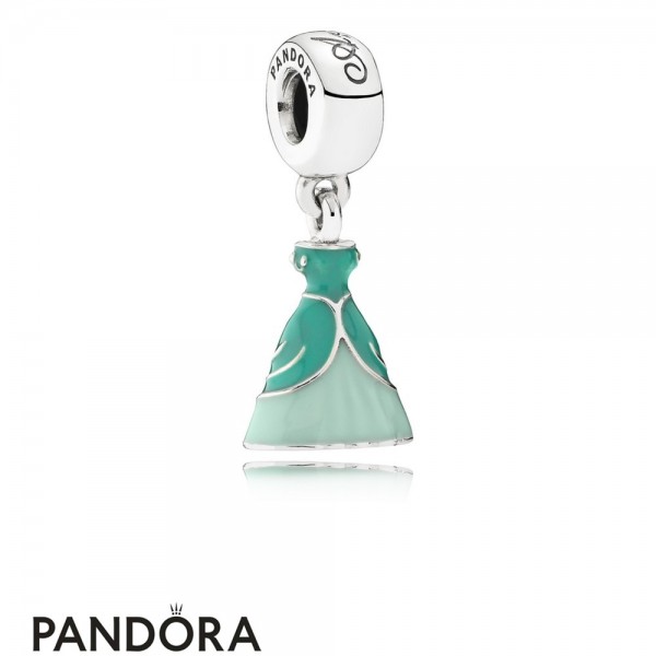 Pandora Jewelry Disney Charms Ariel's Dress Pendant Charm Mixed Enamel Official
