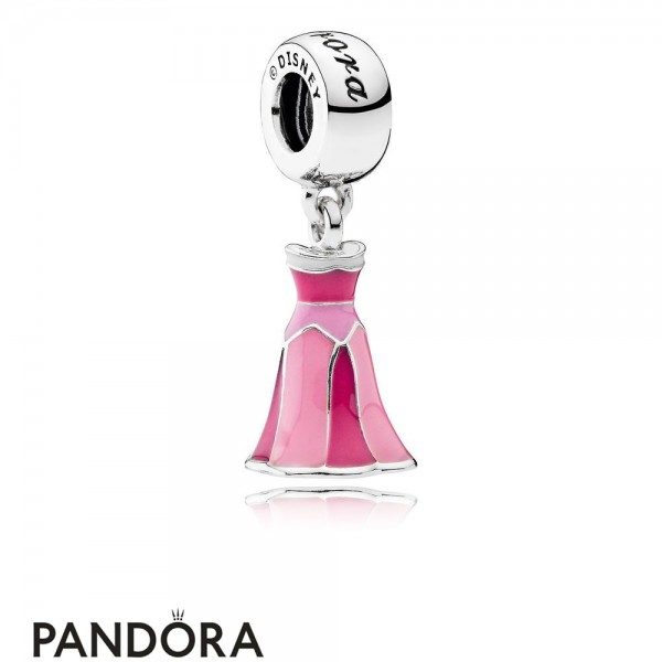 Pandora Jewelry Disney Charms Aurora's Dress Pendant Charm Mixed Enamel Official