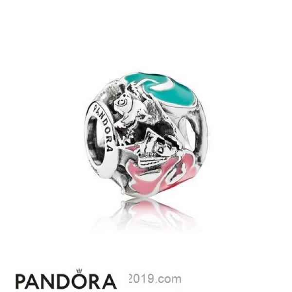 Pandora Jewelry Disney Charms Aurora's Fairy Godmothers Charm Mixed Enamel Official
