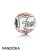 Pandora Jewelry Disney Charms Belle's Enchanted Rose Charm Red Enamel Official