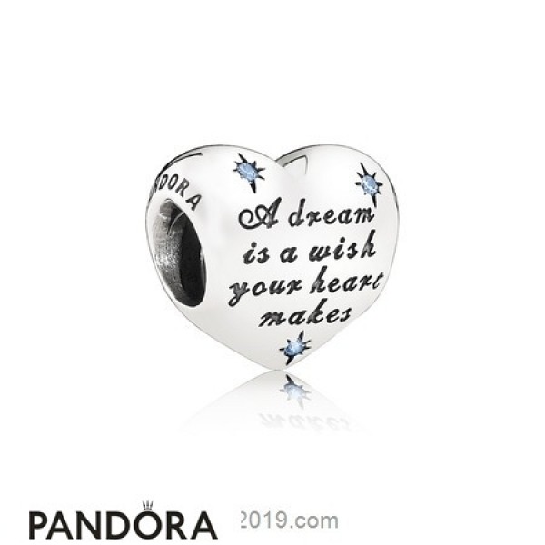 Pandora Jewelry Disney Charms Cinderella's Dream Charm Fancy Light Blue Cz Official