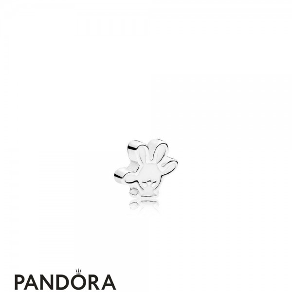Pandora Jewelry Disney Charms Mickey Glove Petite Charm White Enamel Official
