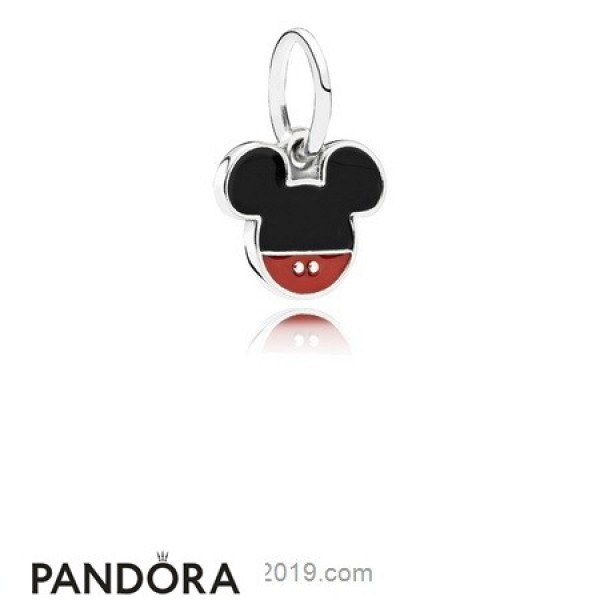 Pandora Jewelry Disney Charms Mickey Icon Pendant Charm Mixed Enamel Official