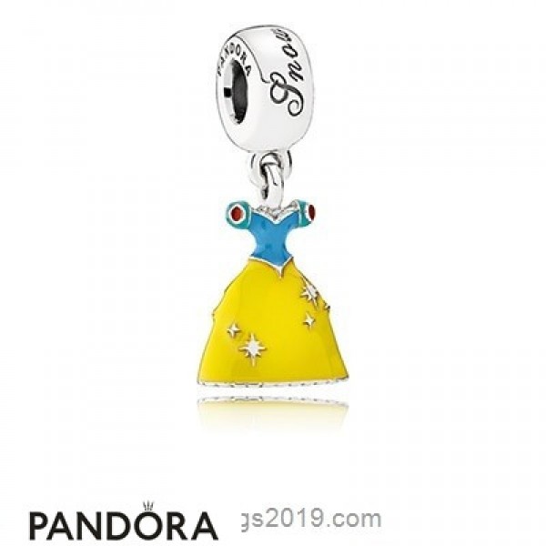 Pandora Jewelry Disney Charms Snow White's Dress Pendant Charm Mixed Enamel Official