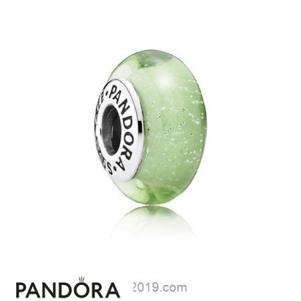 Pandora Jewelry Disney Charms Tinker Bell's Signature Color Charm Murano Glass Official