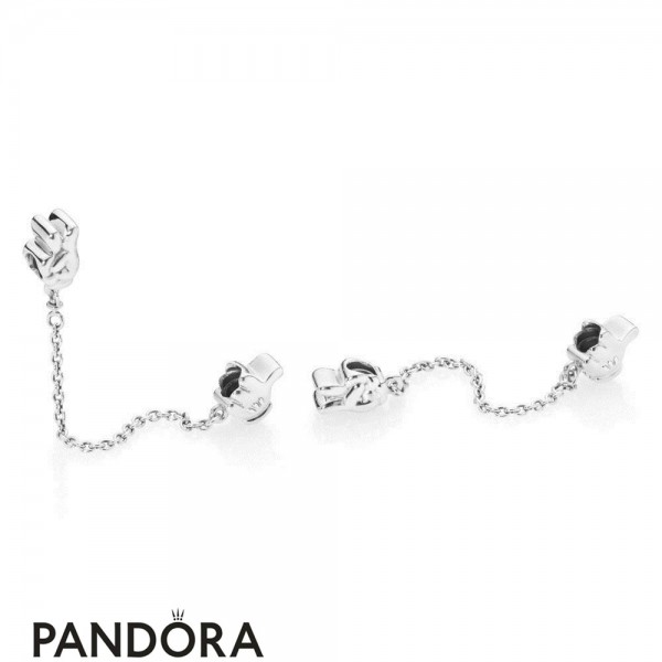 Pandora Jewelry Disney Mickey Gestures Safety Chain Official