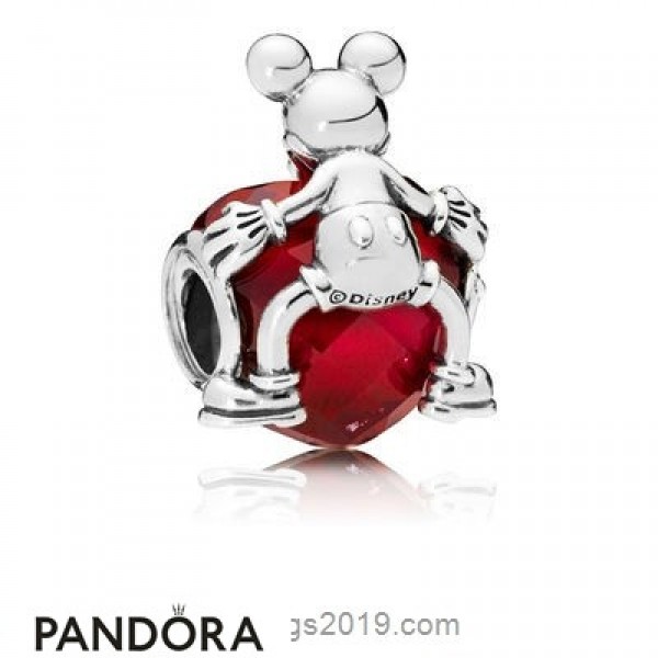 Pandora Jewelry Disney Mickey Love Heart Charm Official