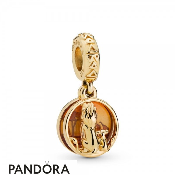 Pandora Jewelry Disney Pandora Jewelry Shine Simba And Mufasa Sunset Hanging Charm Official